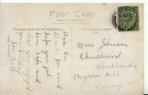 Genealogy Postcard - Johnson - Chinthurst - Kingston Hill - Surrey - Ref 5442A