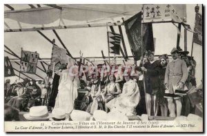 Compiegne Old Postcard Fetes de Jeanne d & # 39arc (1909) The Court & # 39hon...