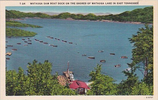 Watauga Dam Boat Dock On The Shores Of Watauga Lake In East Tennessee