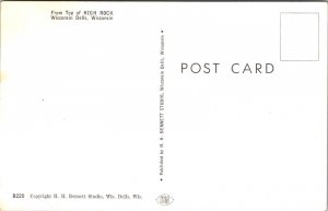 Man Child Native American High Rock Wisconsin Dells Postcard