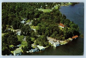 Muskoka Ontario Canada Postcard Aerial View of Port Sydney c1950's Unposted