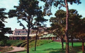 Vintage Postcard Famous Chatham Bars Inn Trees Cottages Cape Cod Massachusetts