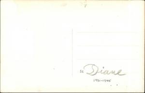 Sub Submarine SS Diane Real Photo Postcard