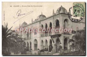 Postcard Old Algiers Palais D'Ete Du Gouverneur