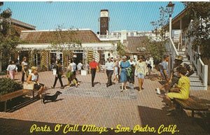 America Postcard - Ports O'Call Village - San Pedro - California  U1358