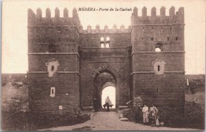 Morocco Medeha Porte de la Kasbah Fez Vintage Postcard 03.83