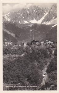 Austria Innsbruck Hungerburgbahn mit Nordkette 1957 Photo