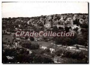 Modern Postcard The View Baucet Aerienne Hameau De St Gens rocks mushrooms