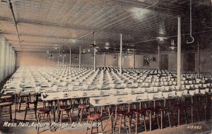 MESS HALL AUBURN PRISON AUBURN NEW YORK POSTCARD 1913