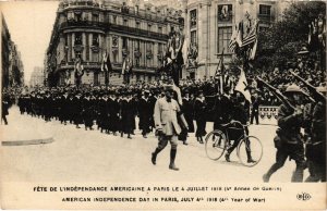 CPA PARIS Fete de l'independance Americaine 4 Juillet 1918 (1242573)