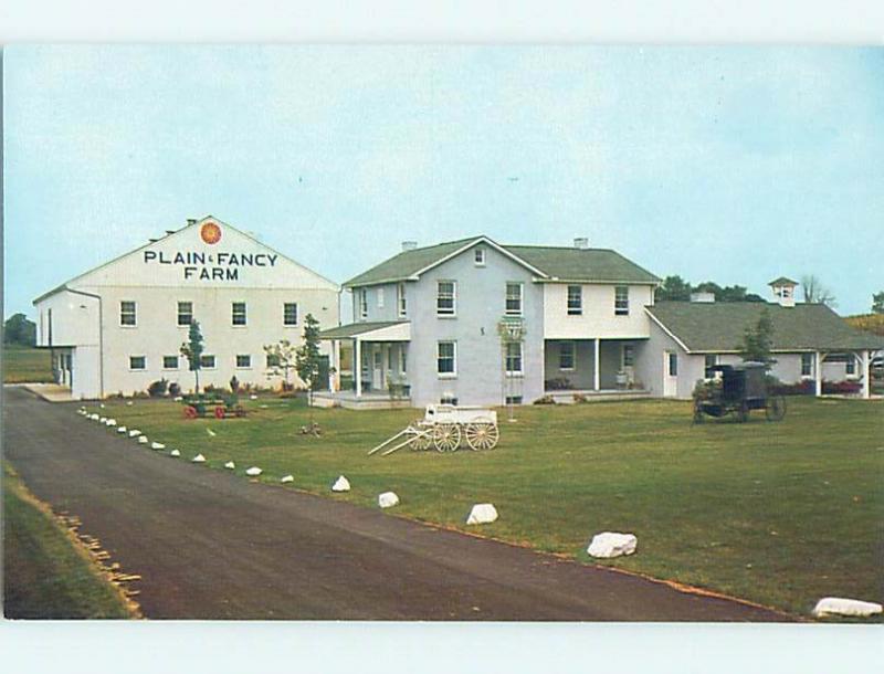 Unused Pre-1980 RESTAURANT SCENE Bird-In-Hand - Near Lancaster PA B8465