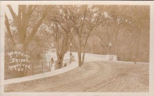 Vermont Proctor Memorial Bridge 1932 Real Photo