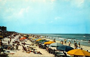 Virginia Virginia Beach Scene Along The Beach 1963