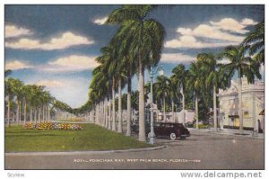 Royal Poinciana way, West Palm Beach,  Florida, 30-40s