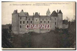 Postcard Old Chateau Larochette St Gengoux le National