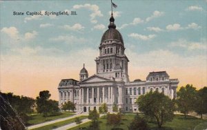 Illinois Springfield State Capitol 1915