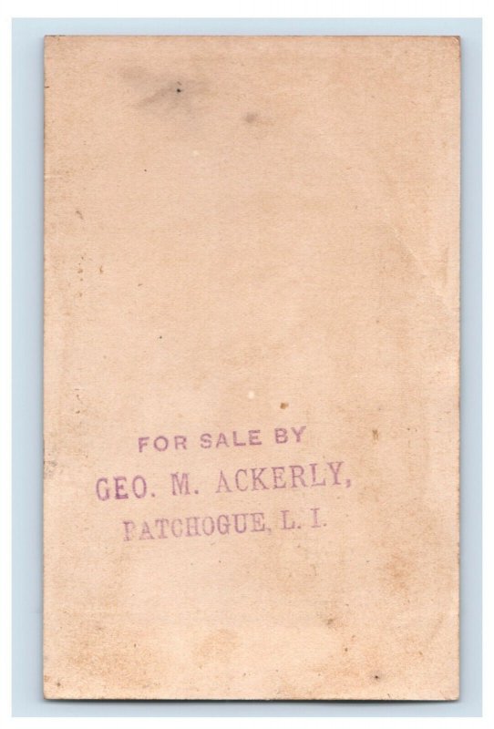 1880s New Home Sewing Machine Seller Geo. M. Ackerly Patchogue Long