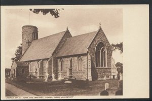 Suffolk Postcard - Church of S.John The Baptist, Lound, Near Lowestoft  5221