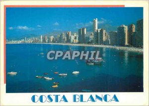 Postcard Modern Costa Blanca Benidorm (Playa de Levante)