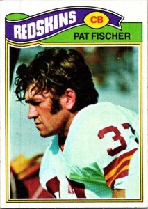 1977 Topps Football Card Pat Fischer Washington Redskins sk21396