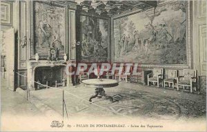 Old Postcard Fontainebleau Palace Tapestry Room