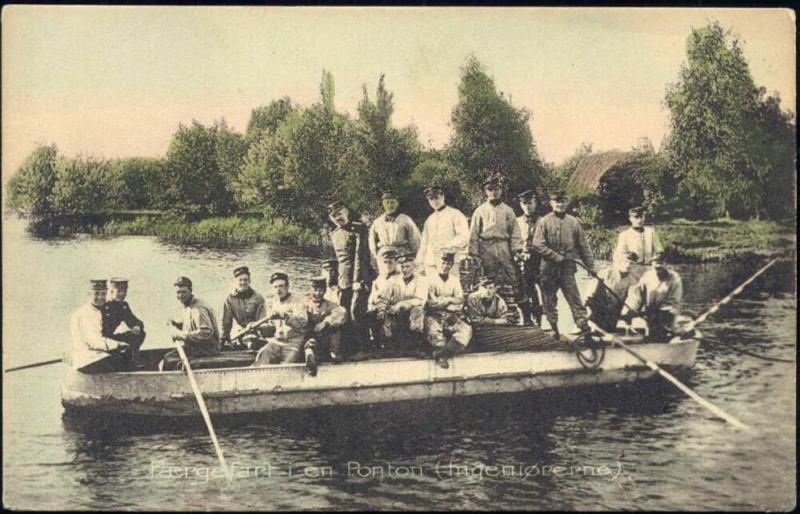 denmark, Færgefart i en Ponton, Ingeniørerne (1910s)