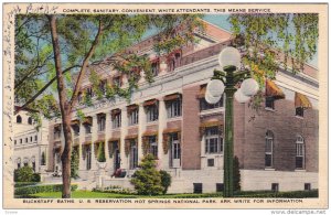 Buckstaff Baths, U. S. Reservation, Hot Springs National Park, HOT SPRINGS, A...