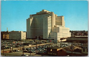 Butler St. S.E. Atlanta Georgia GA, 1974 Grady Memorial Hospital Bldg., Postcard
