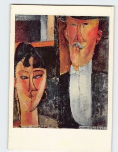 Postcard Bride and Groom By A. Modigliani, Museum of Modern Art, New York