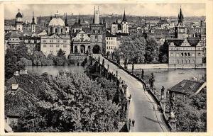 B33247 Praga On the Charles Bridge  prague czech republic