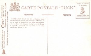 Vintage Postcard 1910's Salon De Roulette Monte Carlo France FR