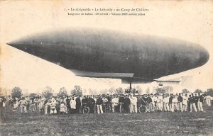 Le Dirigeable Le Lebaudy au camp de Chalons Zeppelin 1905 