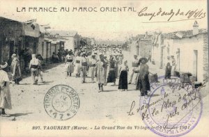 Morocco Taourirt La Grand'Rue du Village 1911 06.69