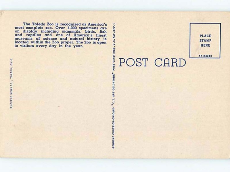 Linen ZOO SCENE Toledo Ohio OH AG1847