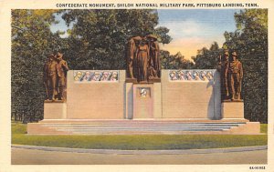 Conederate Monument Shiloh National Military Park Civil War Unused 