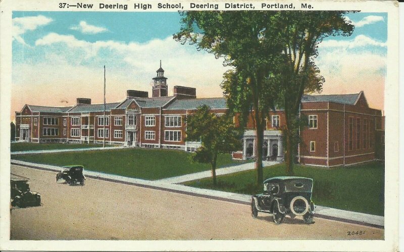 Portland, Me., New Deering High School, Deering District