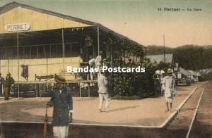 madagascar, PERINET, La Gare, Railway Station (1910s)