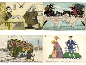 HUMOUR COMIC 105 CPA pre- 1950