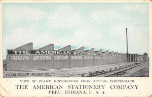 Peru Indiana American Stationary Factory Vintage Postcard AA43861