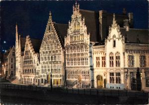 BG35774 gent gand illumination du quay ausx herbes belgium