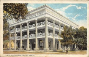 G96/ Roswell New Mexico Postcard 1923 Hotel Gilder Building