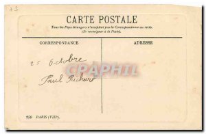 Old Postcard Paris Parc Monceau