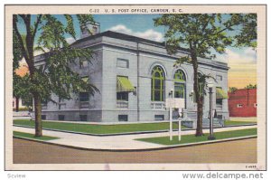 U. S. Post Office, Camden, South Carolina, 30-40s