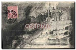 Old Postcard Savonnieres Caves Gouttieres Cascade