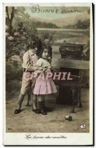 Old Postcard Diabolo Child