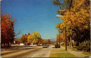 Vtg North Conway New Hampshire NH Main Street View 1980s Postcard