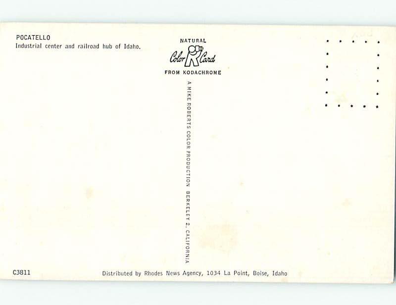 Unused Pre-1980 POSTCARD FROM Pocatello Idaho ID hn0289