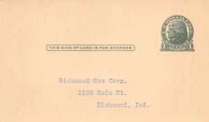 RICHMOND INDIANA RICHMOND GAS CORPORATION THE BOOK OF BABY MINE POSTCARD