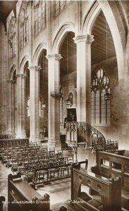 Gloucestershire Postcard - Northleach Church - Choir Stalls - Ref TZ3160