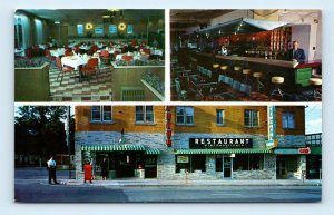 Clifton Hotel restaurant interior NIAGRA FALLS Canada Postcard